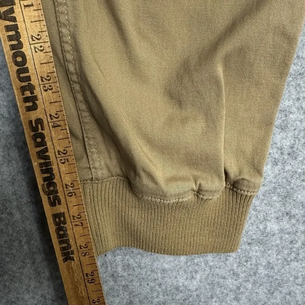 Publish Pants Mens Size 44 Tan Legacy Joggers Cotton Stretch Casual Preppy Logo